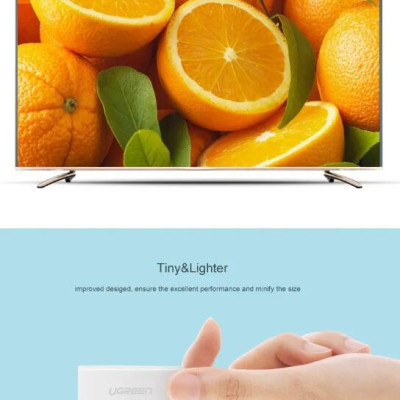 Ugreen UG40361MD112TK 25CM màu Trắng Cáp chuyển đổi Mini DP sang HDMI hỗ trợ phân giải 4K x 2K - HÀNG CHÍNH HÃNG