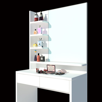 Bàn trang điểm đẹp hiện đại, bàn phấn gỗ công nghiệp cao cấp Ohaha - TĐ001