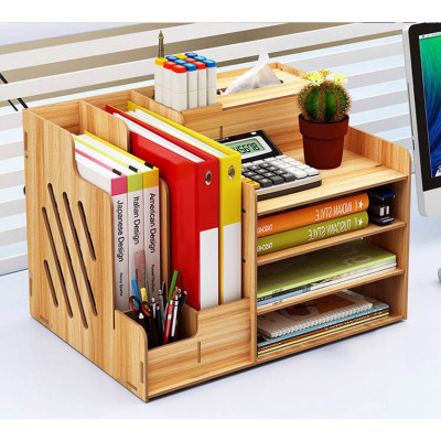 Kệ Đựng Hồ Sơ Khay Đựng Tài Liệu Giá Sách Để Bàn Chất Liệu Bền Đẹp Cho Bàn Làm Việc Gọn Gàng Sang Trọng Hơn Giao Màu Ngẫu Nhiên