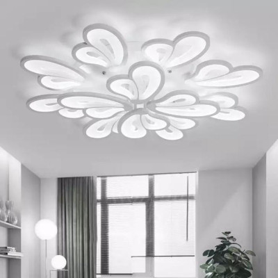 Đèn LED Mâm Ốp Trần MN063/12+15 , Đèn trần Phòng Khách, Đèn trần buồng ngủ - 3 cách thức Sáng DT