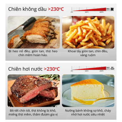 Lò Chiên Hơi Nước Đa Năng Mishio MK319 Cao Cấp - Hàng Chính Hãng