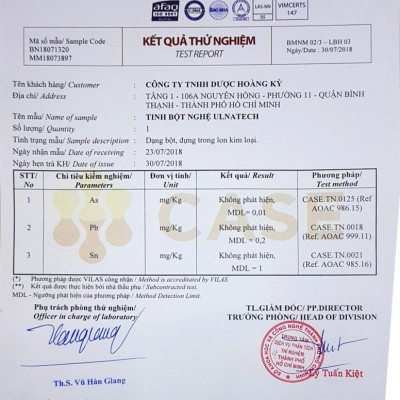 Combo 4 Lon Tinh bột nghệ Ulnatech (Nano Curcumin, mỗi lon 250gr)