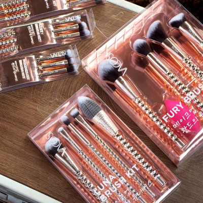 SC01 - BỘ KIT 3 CỌ CHÂN MÀY VACOSI, PHIÊN BẢN GOLDEN DRAGON - VACOSI COVE THE BROWS BRUSH KIT, 3PCS