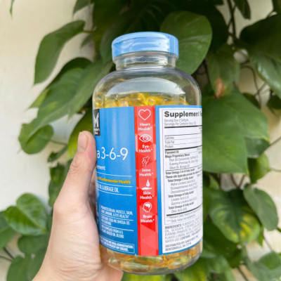 Dầu cá Omega 369 Member’s Mark Supports Heart Health Mỹ tăng sức khỏe cho tim, não, khớp, mắt và cải thiện da khô - QuaTangMe Extaste
