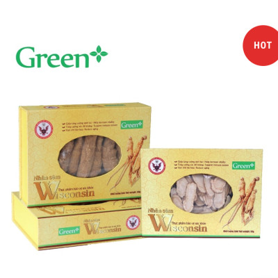 Nhân Sâm Wisconsin Hoa Kỳ (Sâm Mỹ) Cắt Lát 4 tuổi100g 50g: Bồi Bổ Sức Khỏe, Tăng Sức Đề Kháng, Điều Hòa Lipid Máu.