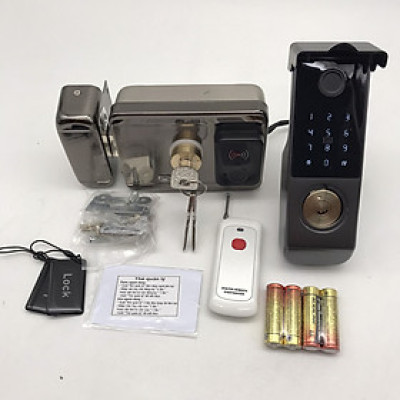 Khóa cửa thông minh chống nước G04R.2M - 2 Mặt vân tay trong ngoài + Remote ( Hàng nhập khẩu)