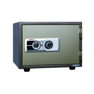 Két sắt Thái Lan LEECO SS Nặng 53kg, Cao 37cm, Đựng Vừa Hồ Sơ A4, Chịu Nhiệt Độ 1050 Độ C Trong 120 Phút - Hàng Chính Hãng 