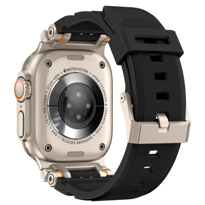 Dây Silicone Đầu Nối Kim Loại Pioneer cho Apple Watch Ultra 1/2 & Apple Watch Series 4/5/6/7/8/9/SE/10 Size 44/45/46/49mm - Hàng Chính Hãng