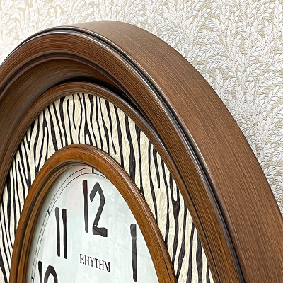 Đồng hồ treo tường Nhật Bản RHYTHM CMG757NR06, Kt  55.0 x 68.5 x 10.0cm, 5.3kg Vỏ nhựa