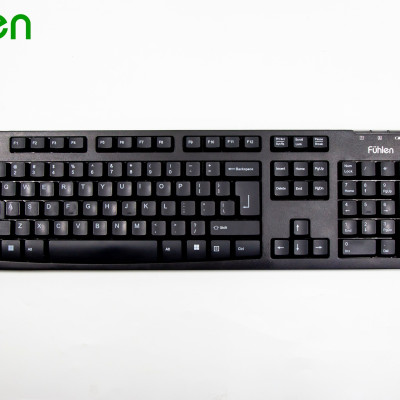 Bàn phím không dây Gaming/ Văn phòng Fuhlen L411w- Tuổi thọ 20 triệu lần nhấn, BH 2 năm,Tặng kèm pin- Hàng chính hãng