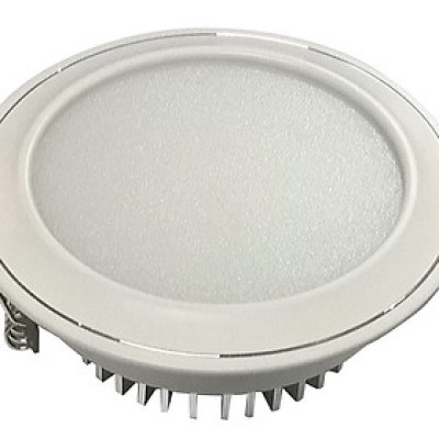 Đèn âm trần mới viền bạc 7w ánh sáng Trung tính 4000k