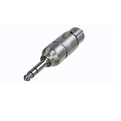 Jack âm thanh - Jack chuyển Jack đực sang 6 Ly Stereo Neutrik NA3FP - Hàng Chính Hãng