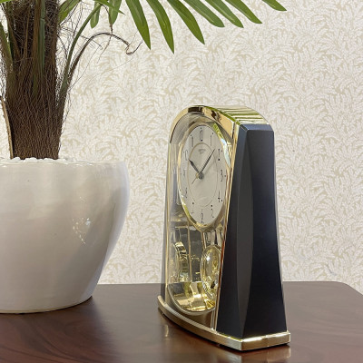 Đồng hồ để bàn Nhật Bản Rhythm 4RP772WR08 Kt 17.8 x 21.3 x 7.6cm, 750g Vỏ nhựa, Dùng Pin