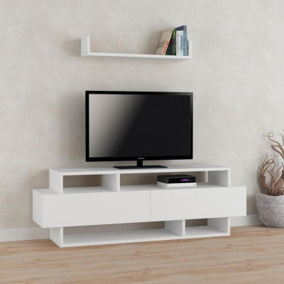 Kệ tivi gỗ cho phòng ngủ SMLIFE Tobias