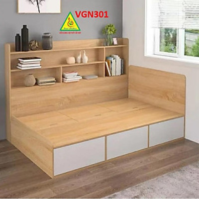 Giường ngủ đơn giản theo phong cách hiện đại VGN301- Nội thất lắp ráp Viendong Adv
