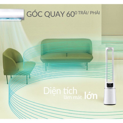 Quạt không cánh kết hợp lọc không khí Tiross TS9175 (33W) - Hàng chính hãng