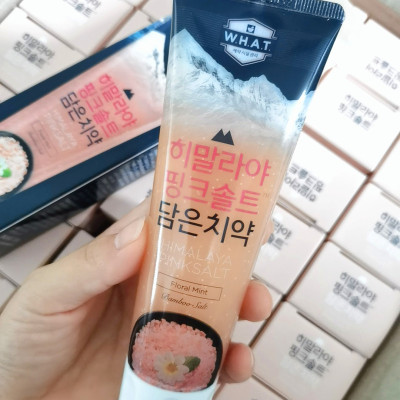 Kem đánh răng Bamboo Salt muối hồng Himalaya hương hoa bạc hà 100g