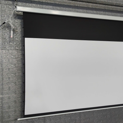 Màn chiếu điện căng dây Tab Tension Eco Apollo tỉ lệ 16:9 Kích thước 92 inch đến 150 inch - Hàng nhập khẩu