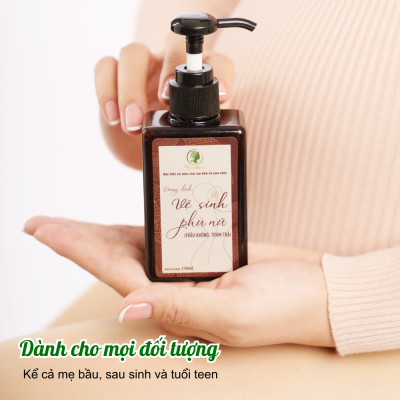 Bộ tắm gội thơm tho cửa mình Wonmom ( 1 Dầu gội cốt bồ kết + 1 Dung dịch vệ sinh )