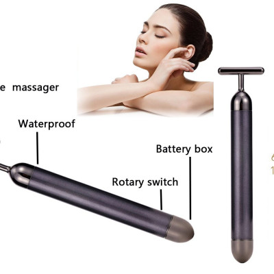 Bút Massage Xóa Bọng Mắt Nâng Cơ Căng Da Mặt Chống Lão Hoá Da Tặng Kèm Pin AA Rung Mạnh Loại Tốt (Tặng Kèm 1 Móc Khoá) (Official Bilaha)
