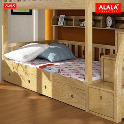 Giường tầng ALALA118 Cao Cấp/ Miễn phí vận chuyển và lắp đặt/ Đổi trả 30 ngày/ Sản phẩm được bảo hành 5 năm từ thương hiệu ALALA/ Chịu lực 700kg