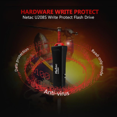 Netac Write Protect USB2.0 Flash Drive U208S 8G Memory Stick