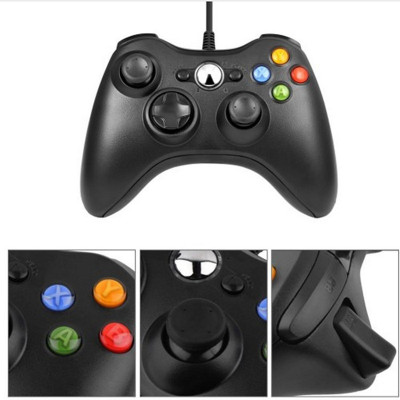 Gamepad Tay cầm chơi Game X360 dây USB cho máy tính Laptop hàng nhập khẩu