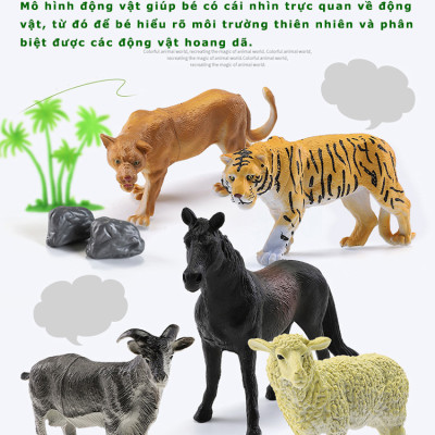 Đồ Chơi Mô Phỏng Các Con Thú Hoang Dã Dành Cho Trẻ Em
