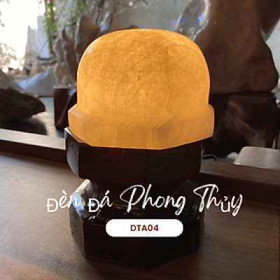 Trải Nghiệm Sự An Nhiên và Cân Bằng Với Đèn Đá Phong Thủy Tự Nhiên NHASAN DTA04 - 2.2kg (KT: 19 x 13 (cm))