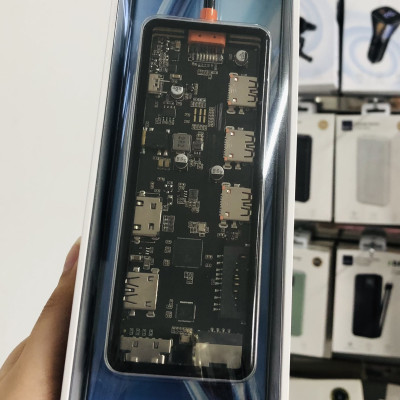 Hub Wiwu Cyber 11in1 USB-C CB011 kết nối nhiều thiết bị hơn với nhiều cổng, thiết kế trong suốt xuyên thấu chi tiết bên trong - Hàng chính hãng