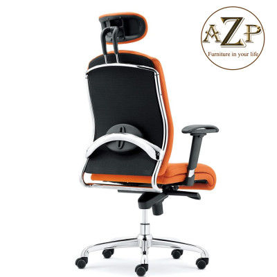 Ghế Giám Đốc, Ghế Văn Phòng Khung Thép 100% AZP FURNITURE Ergonomic AZP-9104N ĐEN - Phân Khúc Cao Cấp - Best Choice Hỗ trợ Lưng