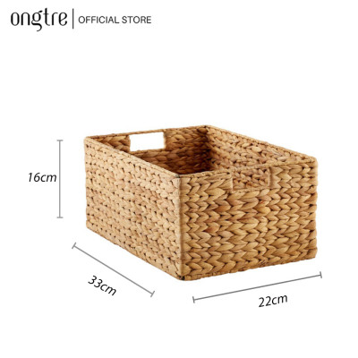 Giỏ lục bình hình chữ nhật / hình tròn đựng đồ phòng khách/ giỏ phòng ngủ/ giỏ đồ chơi | ongtre (Vietnam)