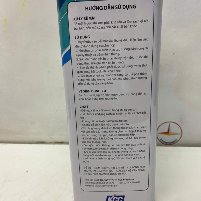 Sơn Alkyd KCC LT313 Base A màu trắng RAL 9010 _4L