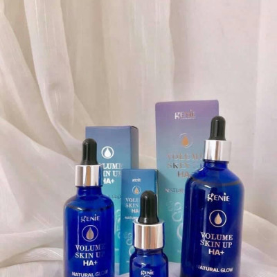 Serum Cấp Ẩm Căng Bóng Da, Giảm Tình Trạng Da Bóng Dầu Nhờn, Tăng Sự Đàn Hồi Cho Da  Volume Skin Up HA+ Genie 100ml, 30ml, 10ml