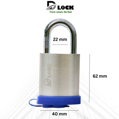 Ổ Khóa Vân Tay Điện Tử Thông Minh DLOCK 2 Chức Năng Chống Cắt Kháng Nước Cao Cho Cửa Cổng DLQ1, Ổ KHÓA VÂN TAY CHÍNH HÃNG