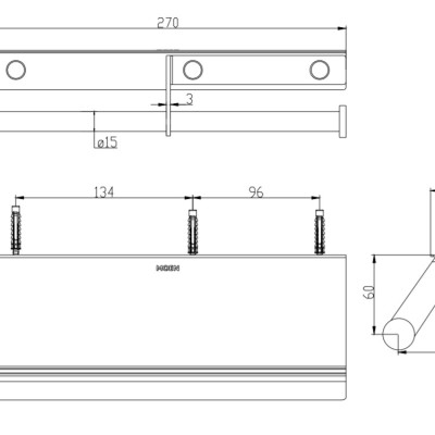 Lô đựng giấy vệ sinh đôi có nắp che Moen - ACC9971