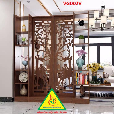 TỦ KỆ TRANG TRÍ KIÊM VÁCH NGĂN VGD03V 