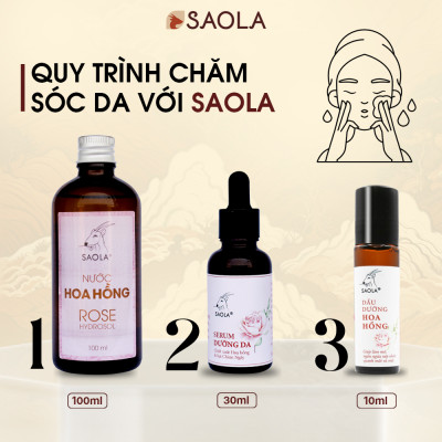 Nước hoa hồng thương hiệu Sao la (100ml): Dưỡng ẩm, làm se  khít lỗ chân lông, làm mịn và ngăn ngừa lão hóa da, làm sạch da, 100% thuần chay, từ tự nhiên, an toàn, lành tính - Hàng Chính Hãng