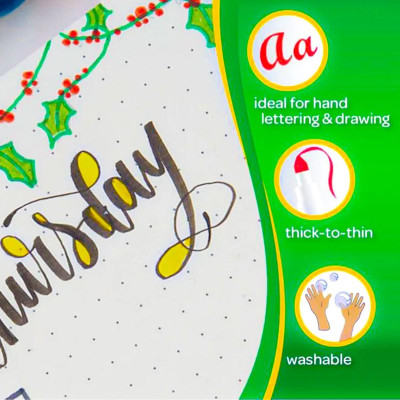 Hộp 50 Bút Lông Màu Rửa Được - Phiên Bản Mới Super Tips - Crayola 587507