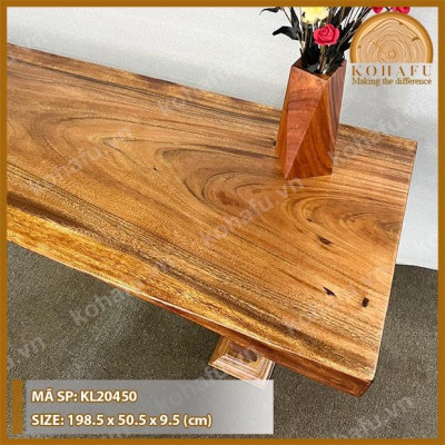 KỆ TI VI GỖ ME TÂY NGUYÊN TẤM TỰ NHIÊN SANG TRỌNG - KL20450