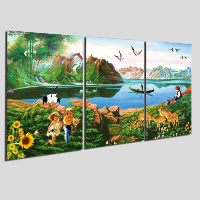 Tranh treo Tường 3D Sơn Dầu SD654- Khung tranh treo tường