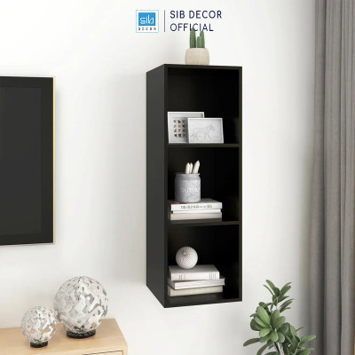Kệ Gỗ 3 Ngăn Treo Tường Trang Trí SIB Decor KT522