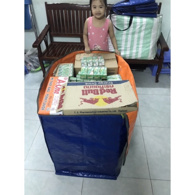 Túi Đựng Quần Áo Giỏ Đựng Đồ Chăn Mền Chống Thấm Nước Hoa Văn Đẹp Chất Liệu Bạt Dày Dặn Có Lựa Chọn Mẫu Sọt