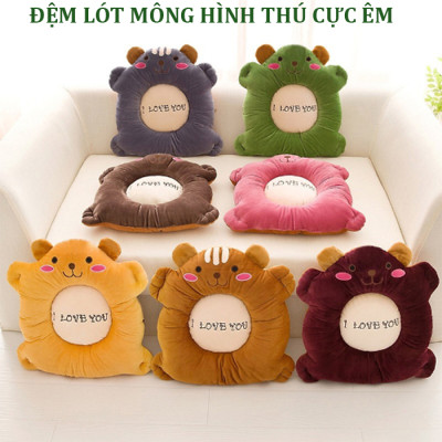 Đệm ngồi bệt, đệm lót ghế hình thú ngộ nghĩnh