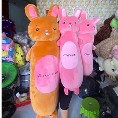 Thú nhồi bông hình con khỉ dễ thương - Size từ 55cm đến 85cm - Quà tặng gấu bông con thỏ dễ thương.