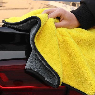 Khăn Lau Xe Chuyên Dụng Ôtô Lau Bếp Lau Kính Microfiber Siêu Thấm Không Bị Sơ Rối 2 Lớp Loại 30x30cm
