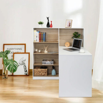Bàn làm việc chữ L độc đáo SMLIFE Darcy