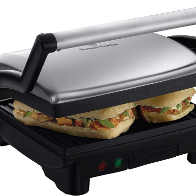 Máy Nướng Bánh Mì Panini/ Vỉ nướng 3in1 Russell Hobbs Cook@Home 17888-56 - Hàng Chính Hãng Nhập Khẩu Từ Đức & EU