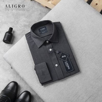 Áo sơ mi nam dài tay ALIGRO chất liệu pirma cotton mềm mịn, kiểu dáng đơn giản, tinh tế ALGS159