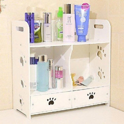 Kệ mỹ phẩm chân chó 2 ngăn kéo